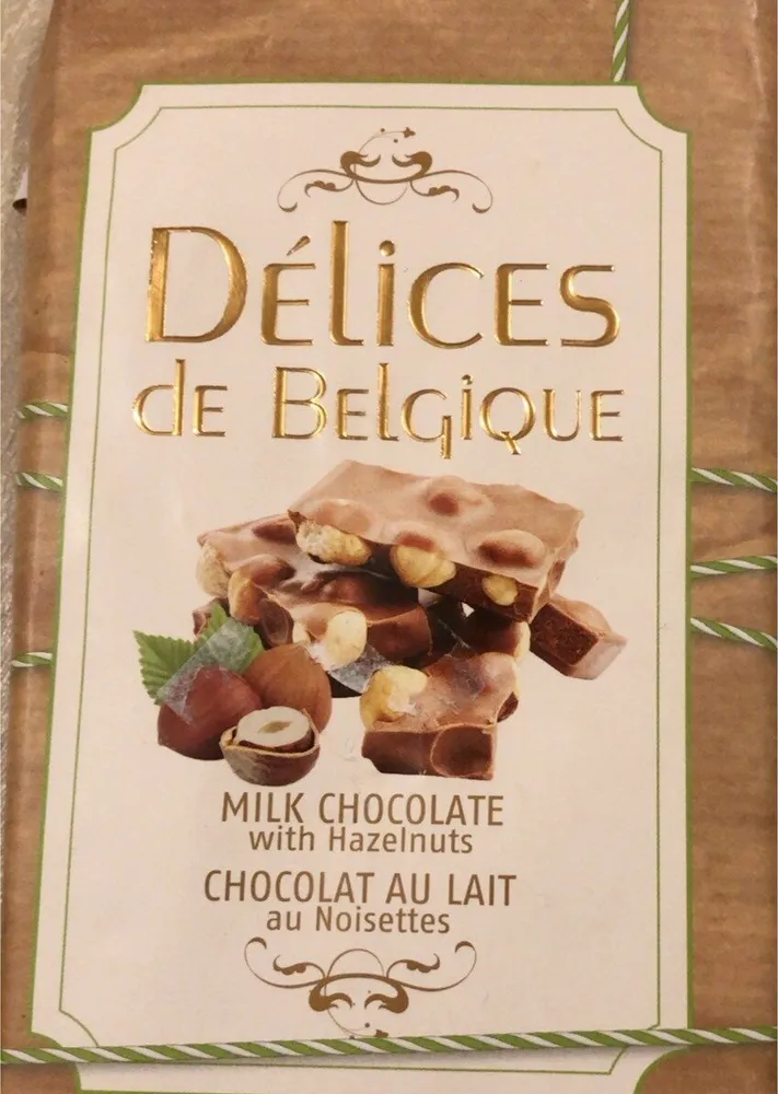 Chocolat au lait aux noisettes
