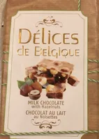 Chocolat au lait aux noisettes