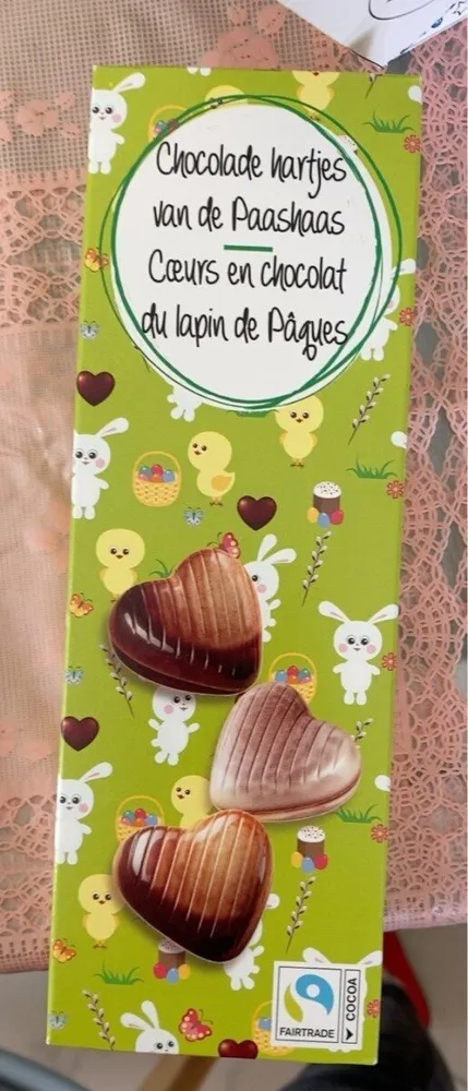 Coeurs en chocolat
