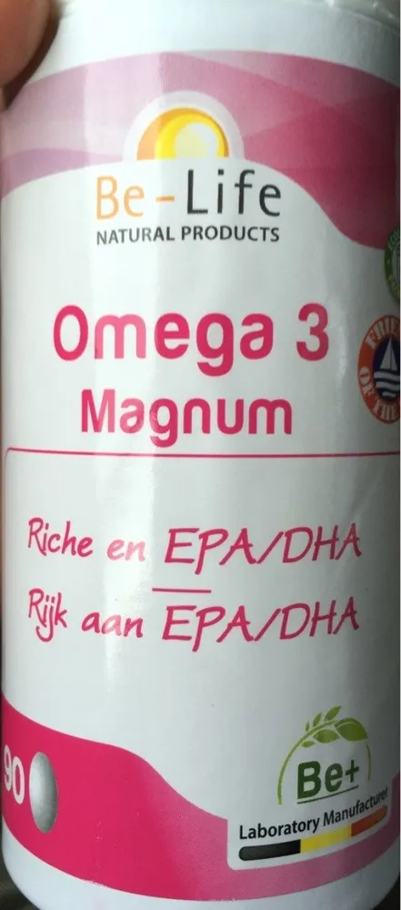 Omega 3 Magnum 1000 - 90 Capsules - Be-life