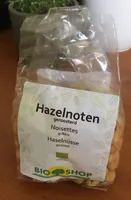 Hazelnoten geroosterd