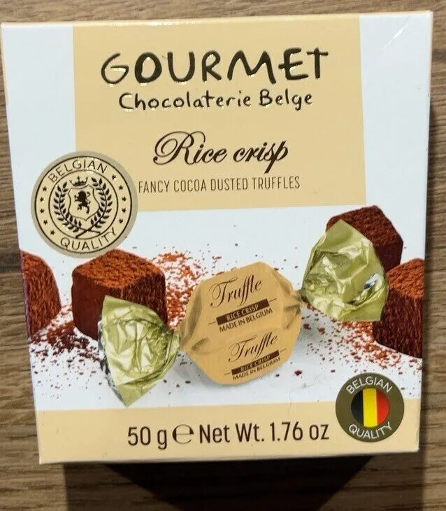 Rice crisp fancy cocoa dusted truffles