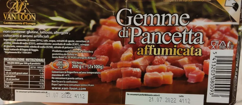 Gemme di Pancetta