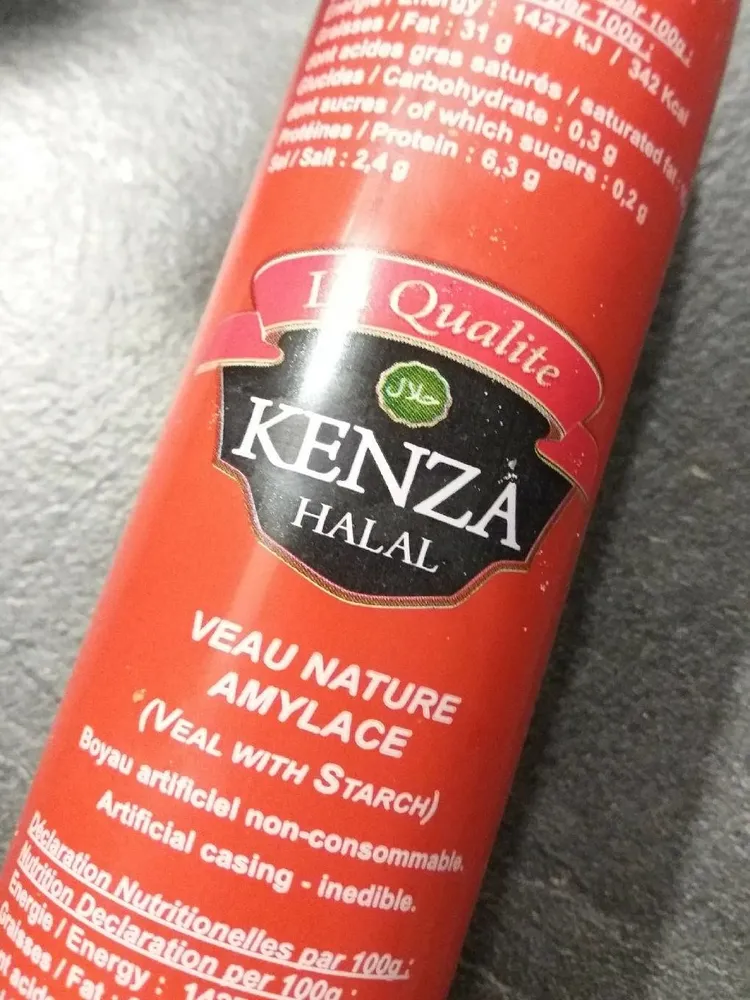 Veau nature amylace