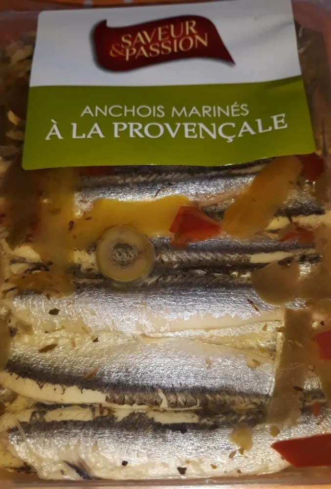 Anchois marinés à la provençale
