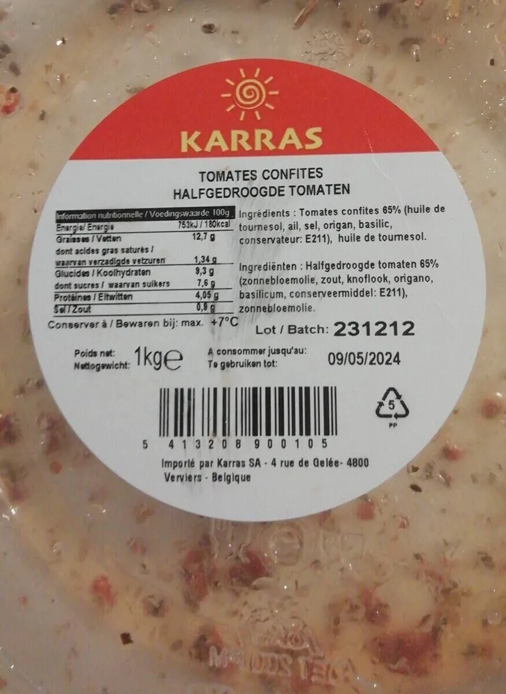 Tomates confites