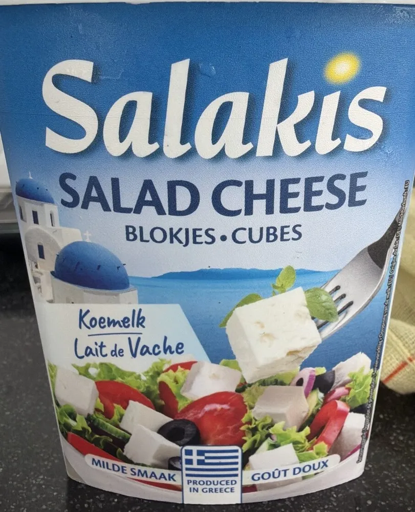 Salad Cheese Blokjes Cubes