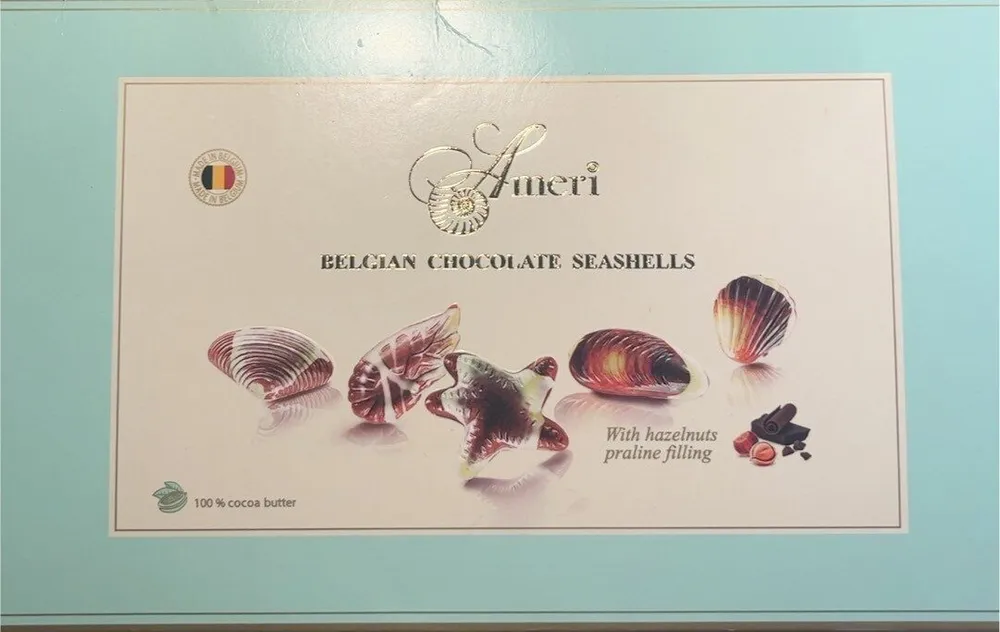Belgian Chocolate Seashells