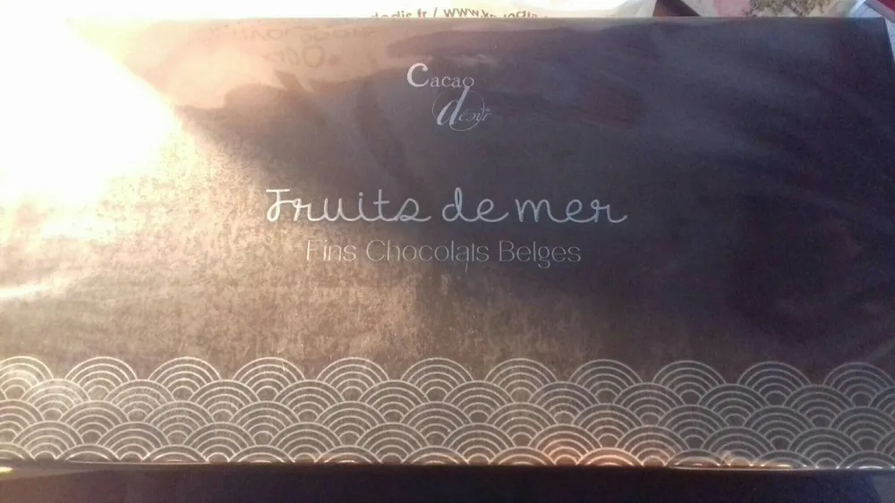 "Fruits de mer" fins chocolats belges