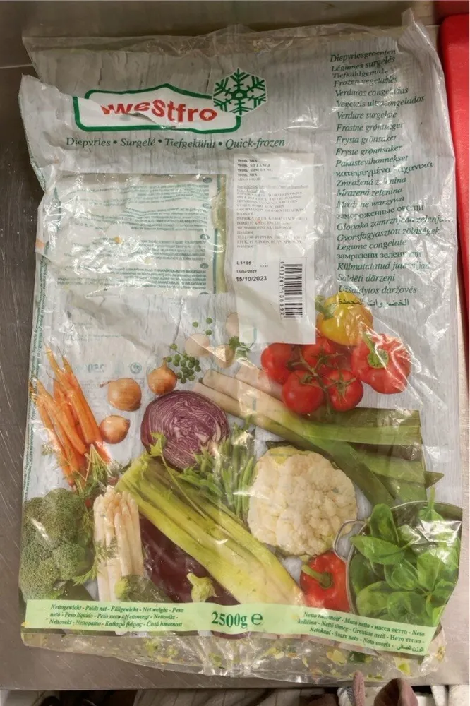 Legumes surgeles
