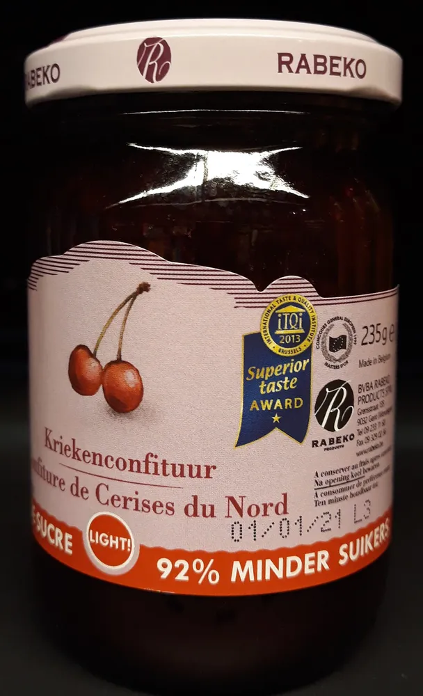 Confiture de cerises du nord