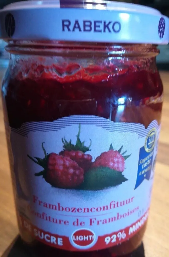 Comfiture de framboises light