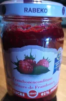Comfiture de framboises light