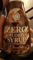 Near zero calories sirup choco