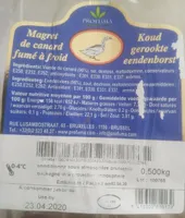 Magret de canard fumé à froid