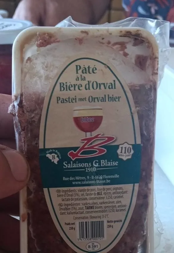 Pâté bière d'orval