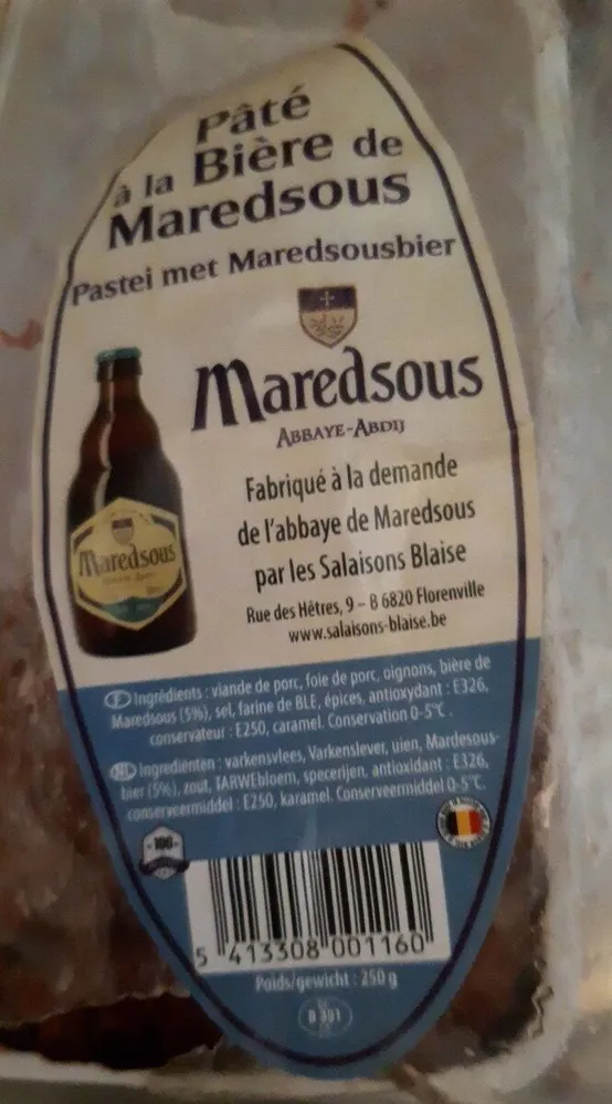 Paté à la bière de Maredesous