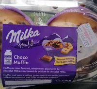 Muffin au coeur fondant Milka choco
