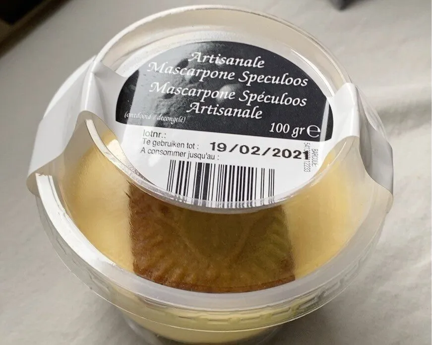 Artisanale mascarpone speculoos
