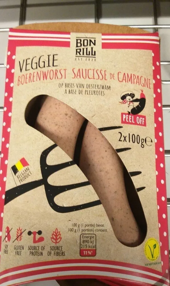 Veggie Saucisse de campagne Bon Rill