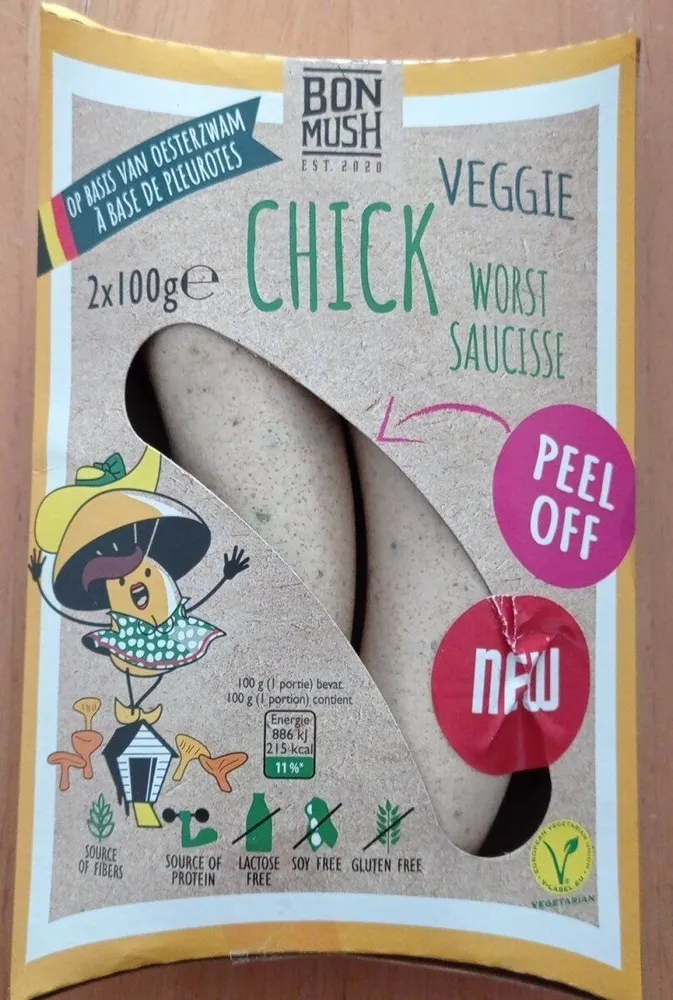 Chick saucisse veggie