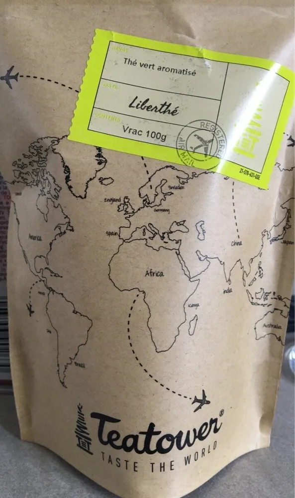 Thé vert aromatisé liberté