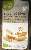 Sedanini feves pois chiches et verts
