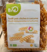 Fusilli pois chiches&curcuma