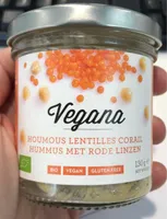 Houmous lentilles corail