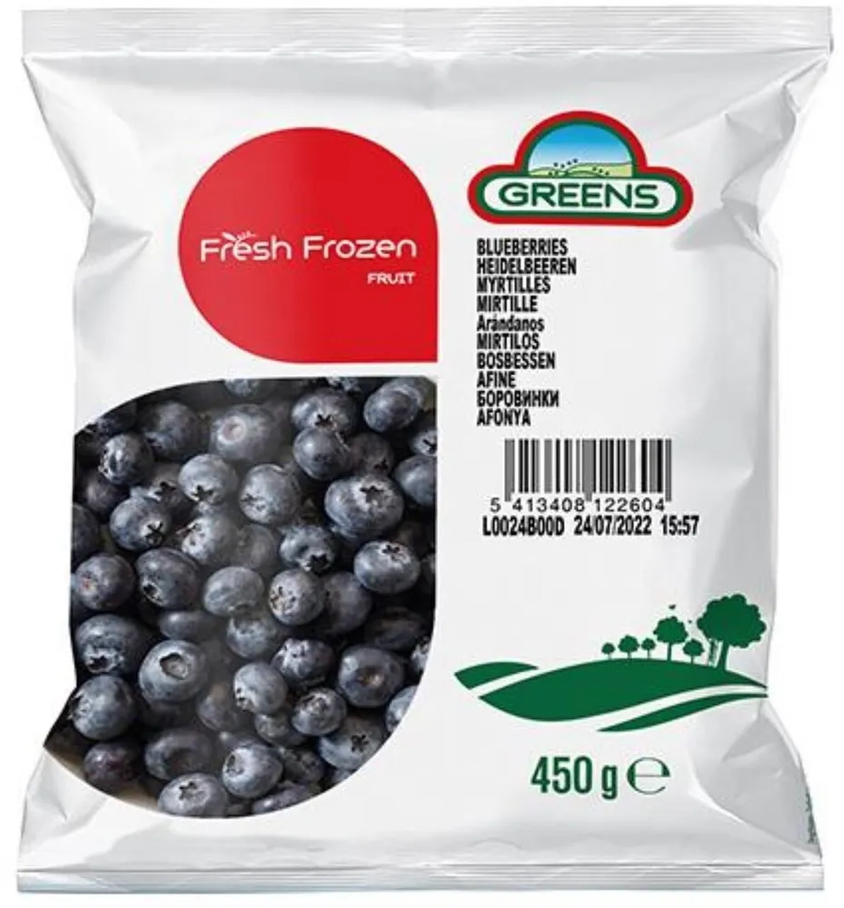 Fresh frozen fruit