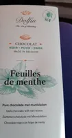 Chocolat Noir Aux Feuilles De Menthe