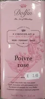 Chocolat Noir Poivre Rose - 60% Cacao