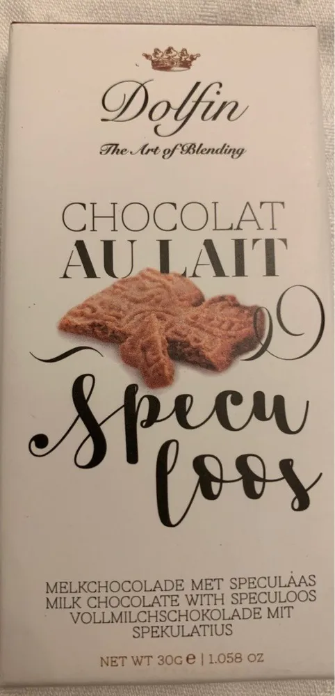 Chocolar au lait Speculoos