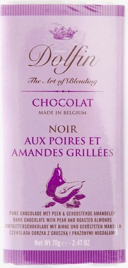 Chocolat Aux Poires Et Amandes Grillées