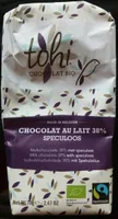 Chocolat au lait 38% Spéculoos