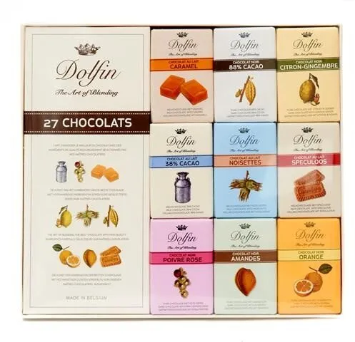 Minitafel Sortiert (27 X 10 G), Minitablette, Gift Box, Dolfin