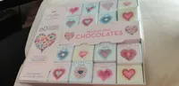 Assortiment de 60 carrés de chocolat