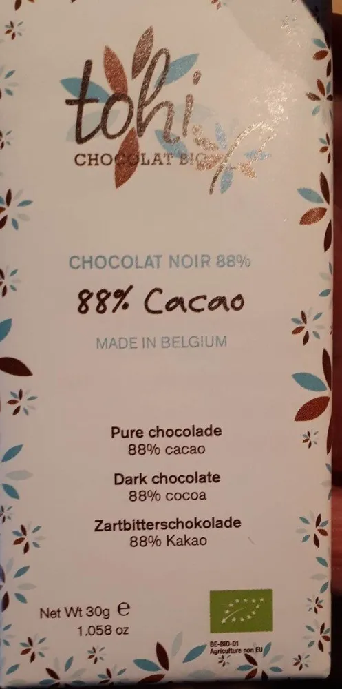 Chocolat noir 88%