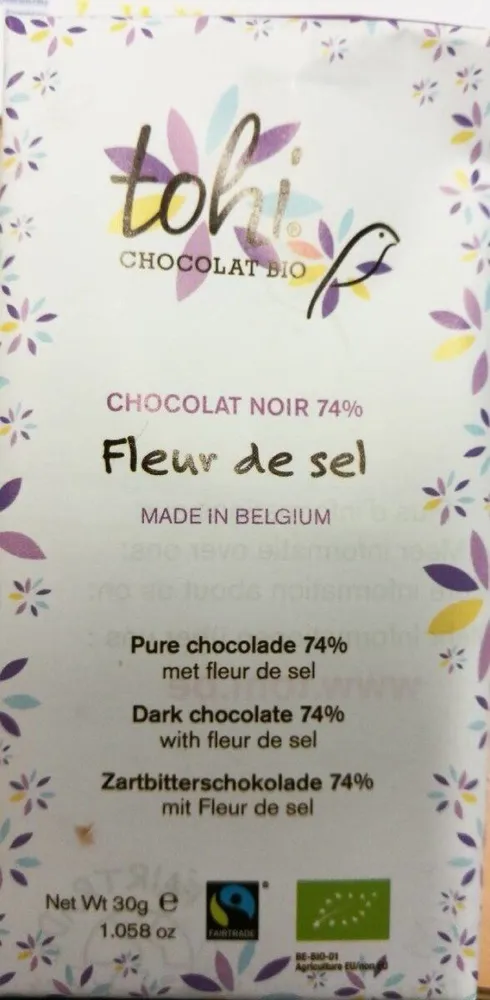 Chocolat Noir 74% Fleur de Sel
