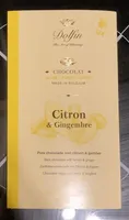 Chocolat noir citron & gingembre