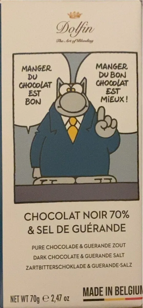 Chocolat noir 70% & sel de guerande