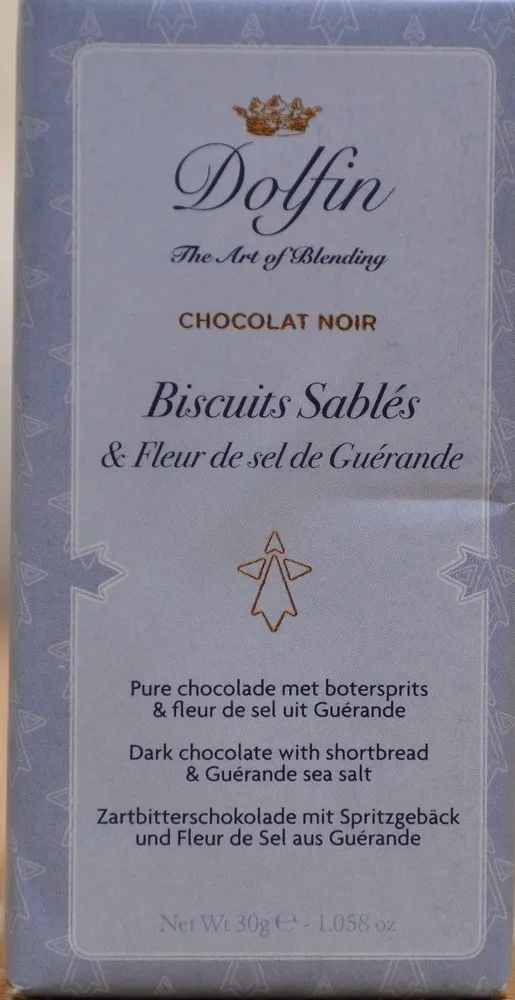 Chocolat Noir aux Biscuits Sablés & Fleur de Guérande