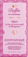 Chocolat noir, figues, fleur de sel a la vanille de Madagascar