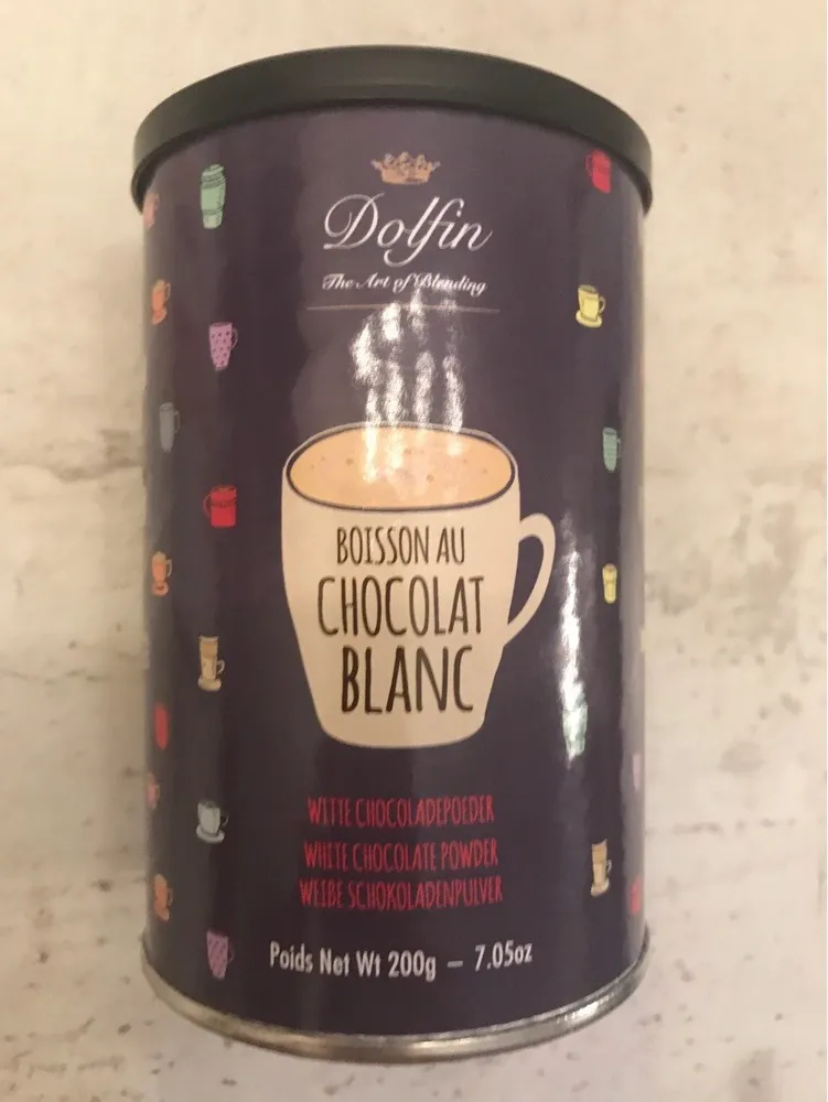 Boisson au chocolat blanc