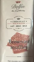 Chocolat au lait brownie soufflés