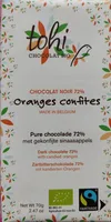 Chocolat noir 72% - Oranges