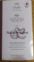 Chocolat noir - noix de cajou
