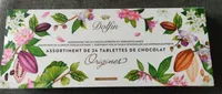 assortiment de 24 tablettes de chocolat