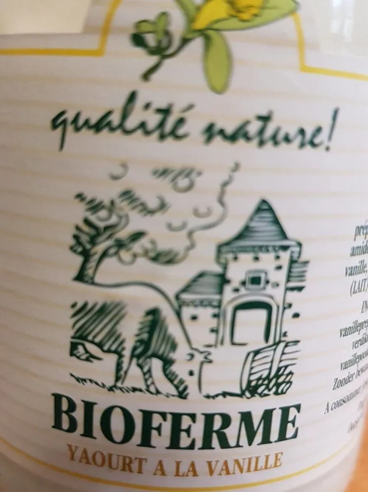 Bioferme yaourt à la vanille
