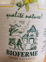 Bioferme yaourt à la vanille